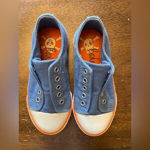Mini Boden Canvas Kids Slip-On Sneakers